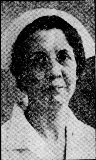 Louise G. Fry in nursing uniform circa 1930