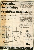 Accessability Ad South Park Hospital 1983